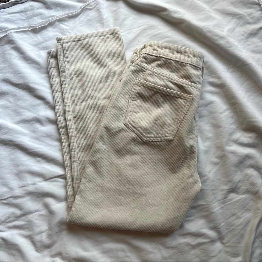 PacSun Corduroy Cream Mom Jeans - Picture 2 of 7